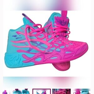 Puma LaMelo MB.04 Pink and Blue Sneakers
